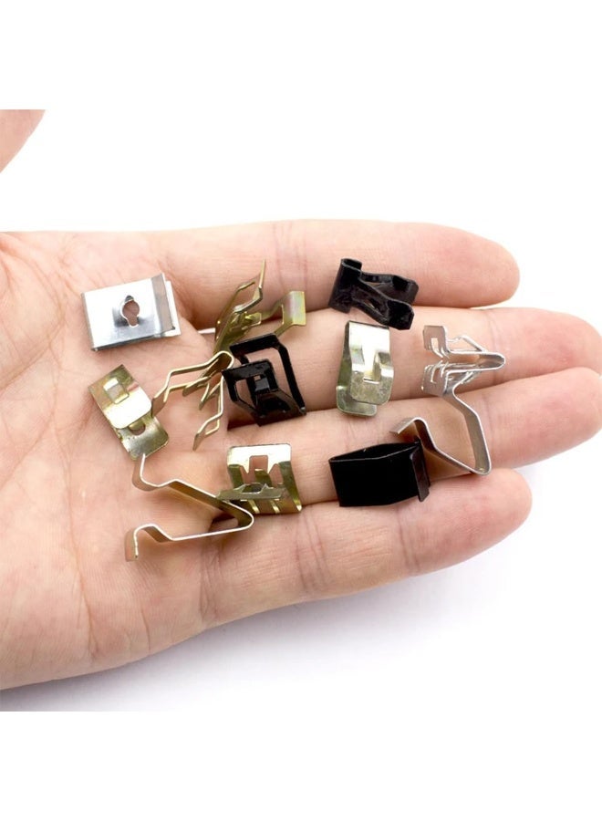 مشابك تزيين لوحة القيادة - 240 قطعة بـ 12 حجمًا من مشابك معدنية، مشابك تشكيل السيارات، استبدال لوحة القيادة لمعظم السيارات - Image 3